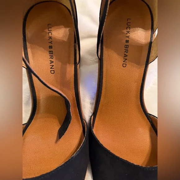 Lucky Brand Black and Brown Women's Sandals - Picture 11 of 13